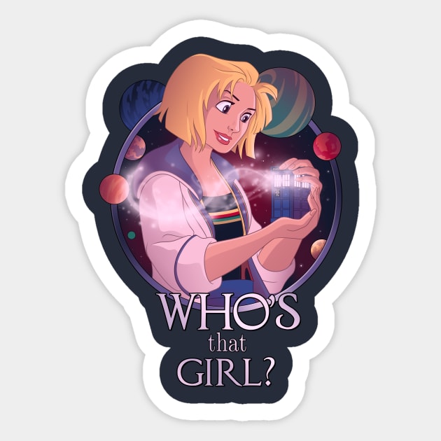 Who's That Girl? Sticker by saqman